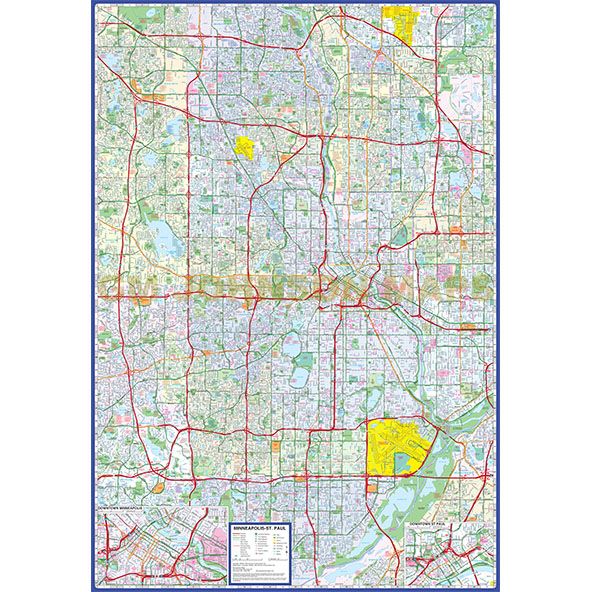 Minneapolis-St. Paul Street Series Maps - TDA, MnDOT