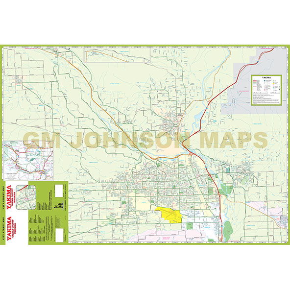 Yakima County Map Detailed